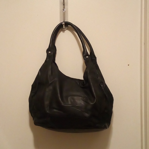 Bueno Handbags - Bueno Black Faux Leather Purse Shoulder Hobo Handbag